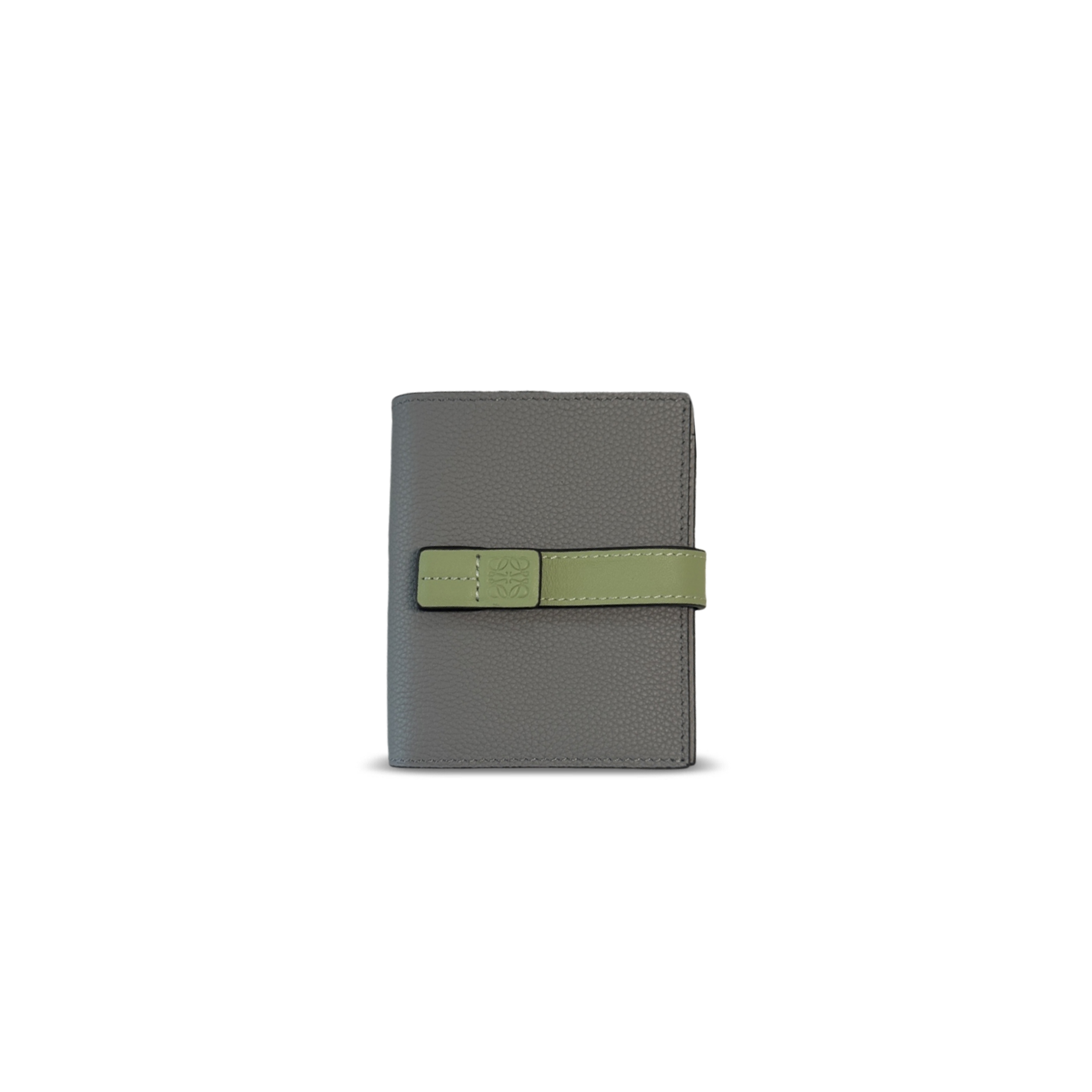 LOEWE COMPACT ZIP WALLET IN SOFT GRAINED CALFSKIN C660Z41X04 (11*9*2.5cm)